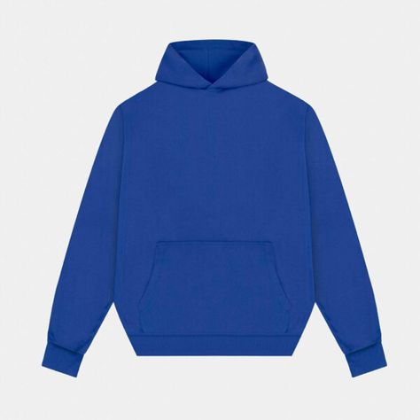 HOODIE WASHED COBALT BLUE