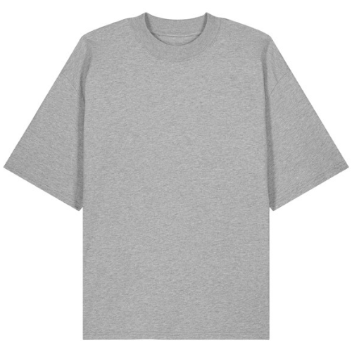 IOAM® Blanks TECH TİŞÖRT OVERSIZE MEATHER GRAY