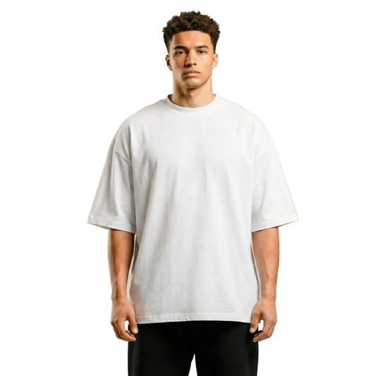 IOAM® Blanks TECH TEE OVERSIZE BLANCO